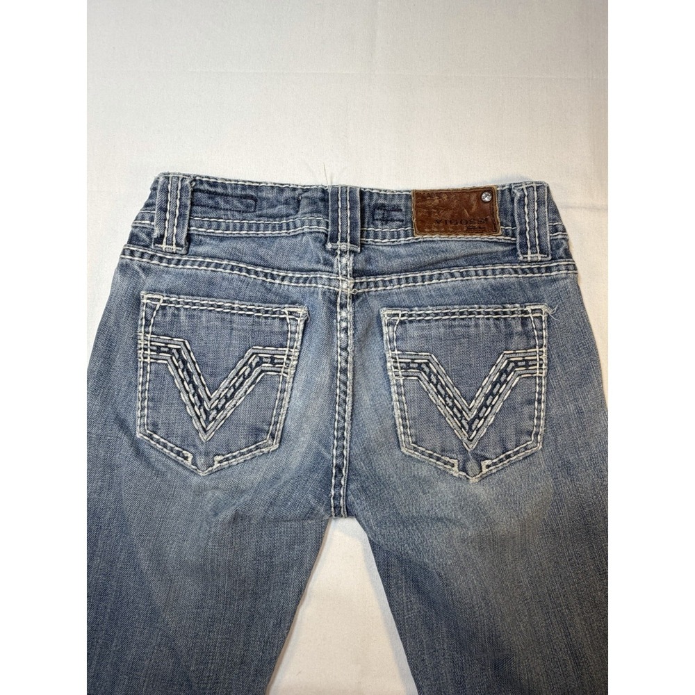 Vigoss‎ Womens Jeans Straight Leg Denim Blue Low Rise 0/25 - Picture 5 of 10